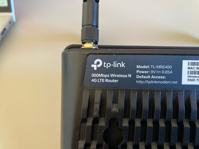 Router TP-Link TL-MR6400 4G SIM afbeelding 3