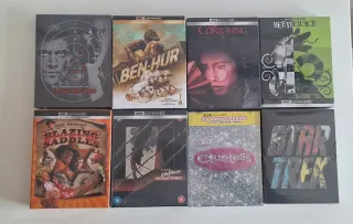Lote 8 Steelbooks 4K UHD Bluray Ed. Coleccionista