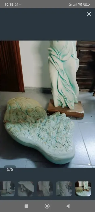 Escultura de escayola estilo clásico