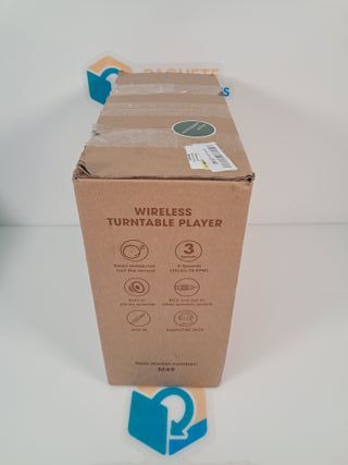 Tocadiscos Bluetooth con Altavoces Marrón