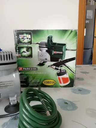 Compresor Aerógrafo Parkside PABK 60 A1 ESTRENAR