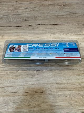 Máscara Gafas Tubo Snorkel Cressi Perla