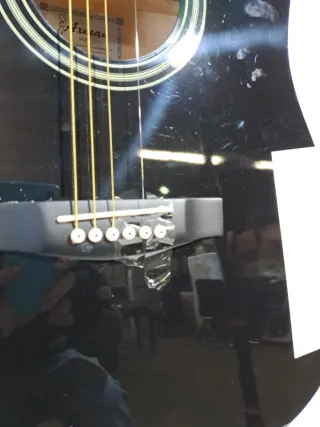 Guitarra Electroacústica Negra