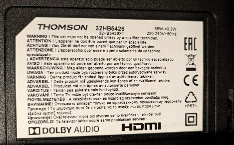 Placa base 40-MT565S1-MAC2LG para TV Thomson 32HB5426 afbeelding 3