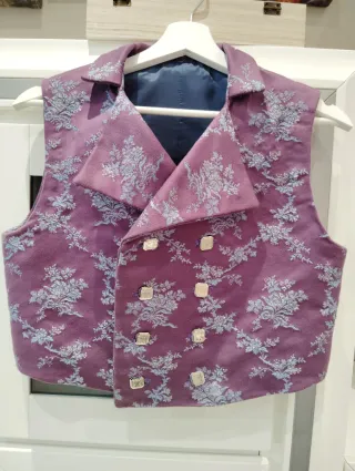 Chaleco Fallero Niño Morado