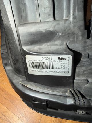 Faro Delantero Derecho Volvo XC90 Halógeno 2003