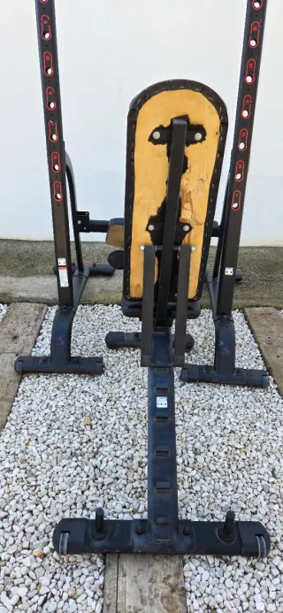 Banco y soporte de pesas Domyos HG 970