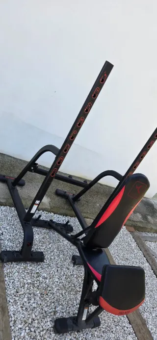 Banco y soporte de pesas Domyos HG 970