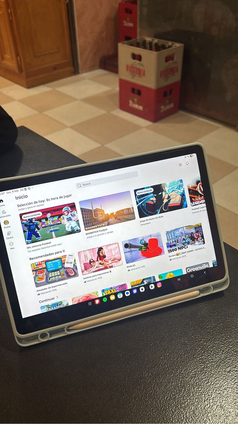 Samsung Galaxy Tab A9+ 128GB Gris afbeelding 2