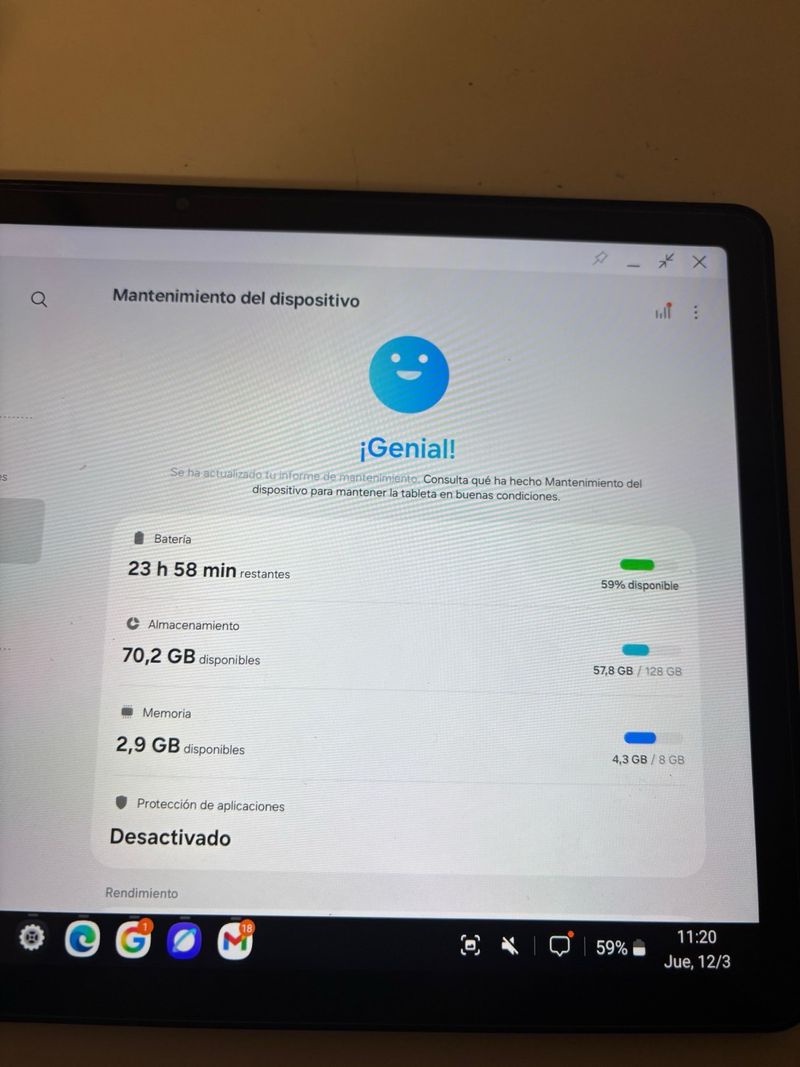 Samsung Galaxy Tab A9+ 128GB Gris afbeelding 5