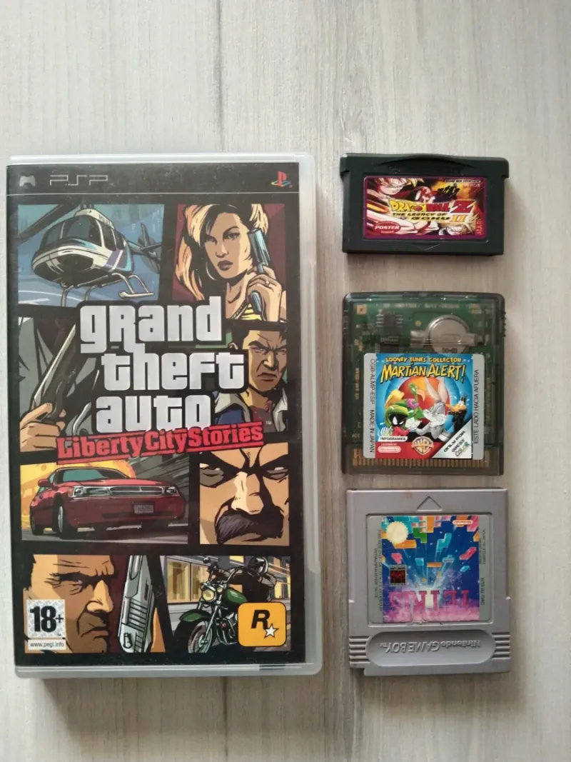 Lote Juegos Retro GBA, PSP, Game Boy