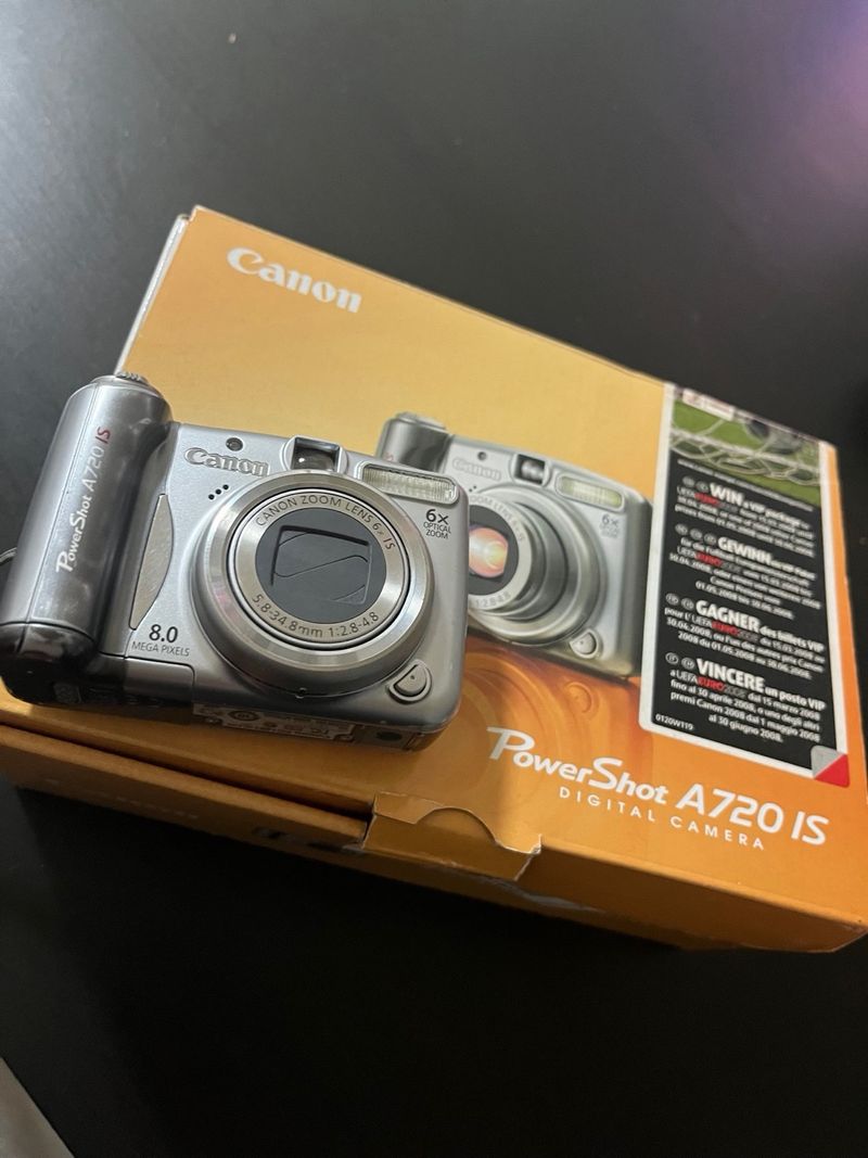 Canon PowerShot A720 IS 8.0 MP Cámara Digital afbeelding 5