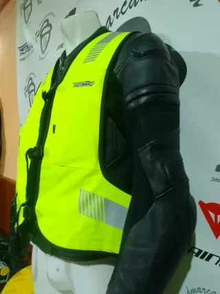 Chaleco Airbag Helite Turtle 2  Amarillo fluoresce