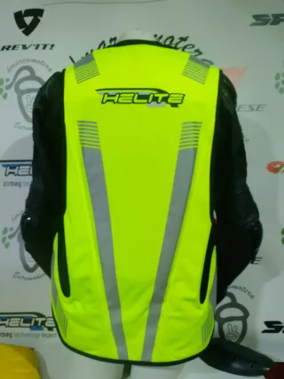 Chaleco Airbag Helite Turtle 2  Amarillo fluoresce