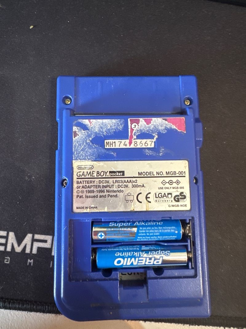 Nintendo Game Boy Pocket Azul Reparar afbeelding 5