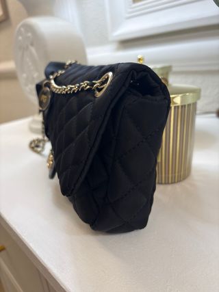 Bolso Purificación Garcia acolchado negro