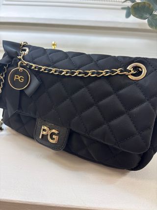 Bolso Purificación Garcia acolchado negro