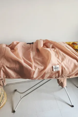 Chaqueta Biker Antelina Rosa T. S/M