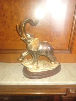 Elefante Decorativo Bronce