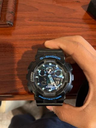 Reloj Casio G-SHOCK Negro y Azul