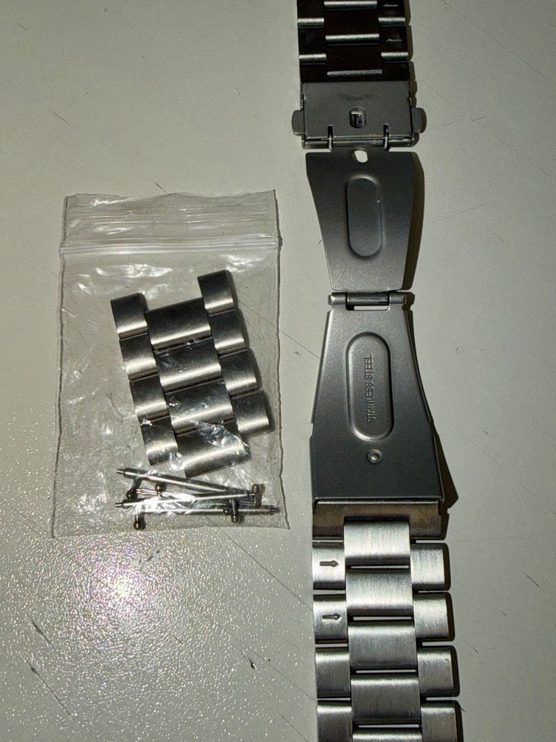 Correa Acero 22mm Huawei GT4/GT5 + Pasadores afbeelding 3