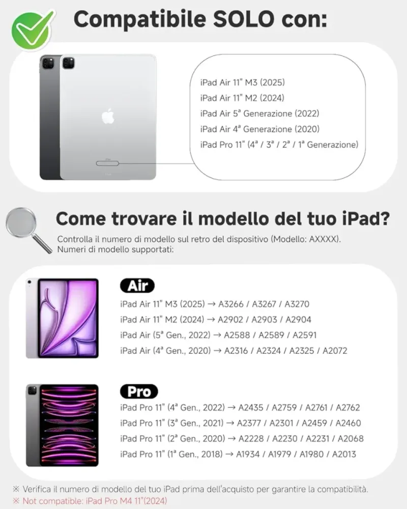 Funda Teclado iPad Air/Pro 11 Blanco afbeelding 9