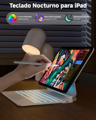 Funda Teclado iPad Air/Pro 11 Blanco