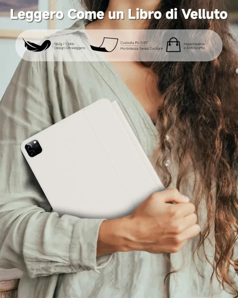 Funda Teclado iPad Air/Pro 11 Blanco afbeelding 13