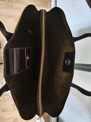 Bolso Bimba y Lola Marrón Charol