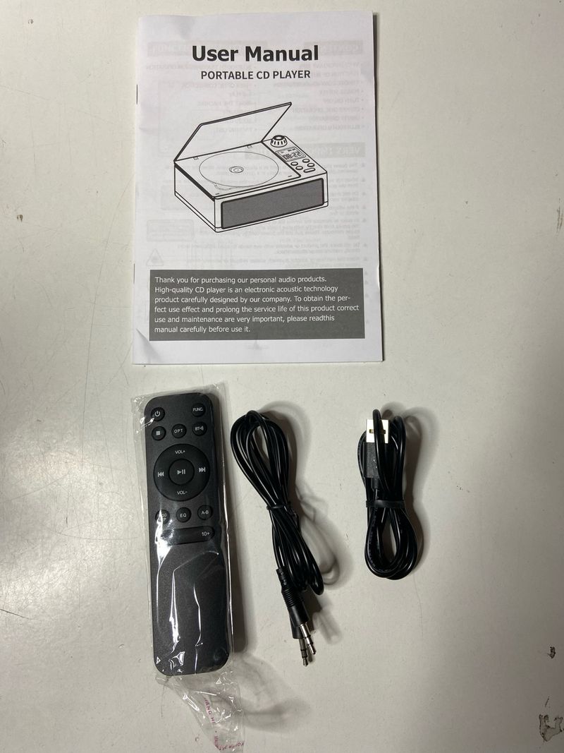 : Reproductor CD Portátil Lenco L-CD201 Negro afbeelding 6