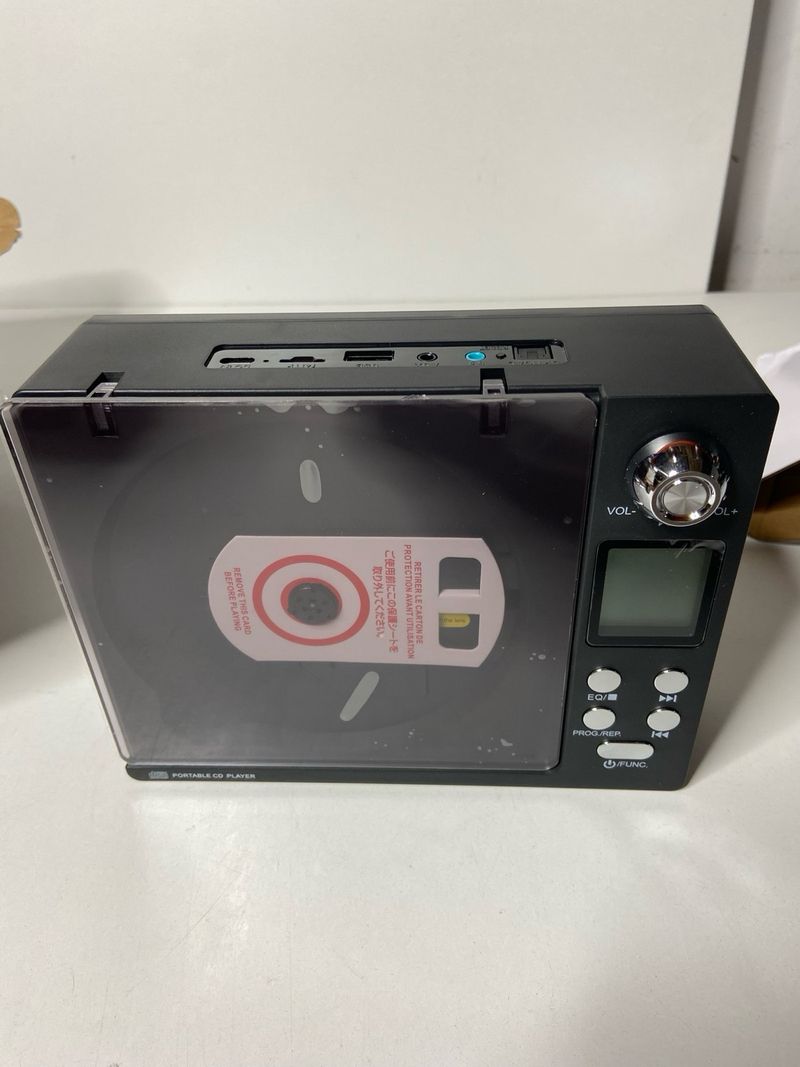 : Reproductor CD Portátil Lenco L-CD201 Negro afbeelding 2