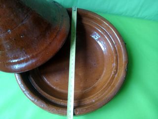 Tajine Marroquí Cerámica Marrón