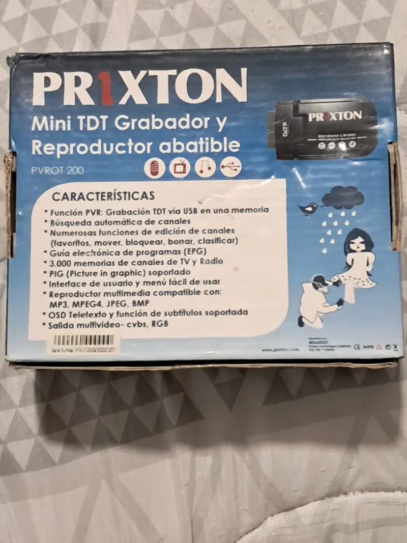 Sintonizador TDT Prixton PVROT 200 afbeelding 2