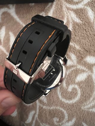 Reloj Tommy Hilfiger Negro y Naranja