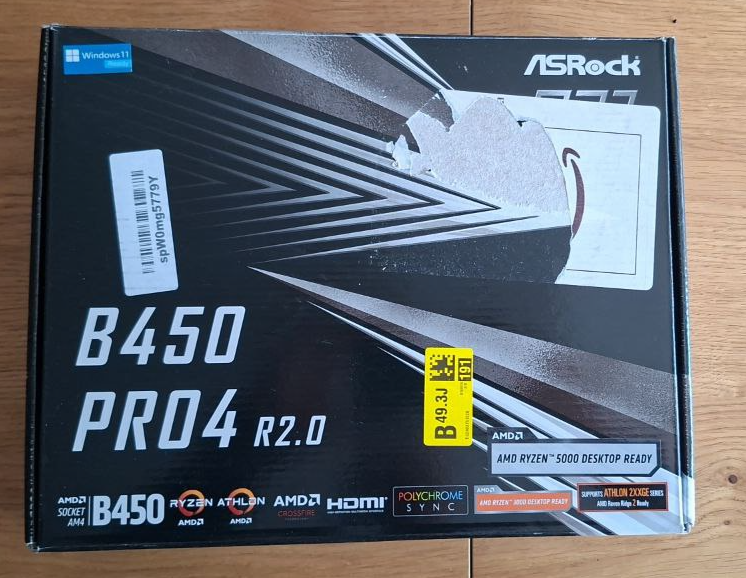 Placa Base ASRock B450 Pro4 R2.0 ATX DDR4 AM4 afbeelding 2