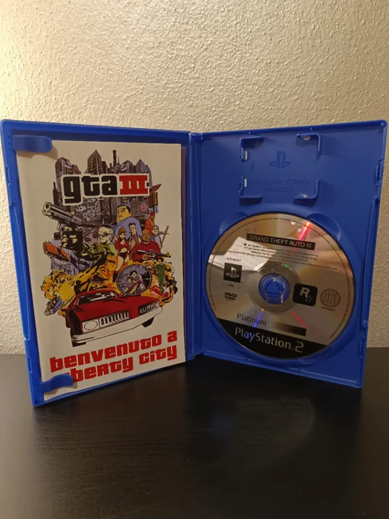 GTA III PS2 Edición Platino Italiana