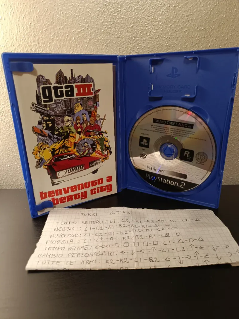 GTA III PS2 Edición Platino Italiana afbeelding 2