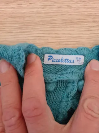 Conjunto vestido y torera niña 1 año