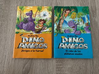 2 libros dino amigos