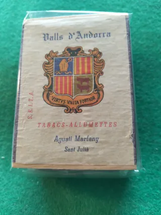 Gran Caja Cerillas Valls d'Andorra Tabacs