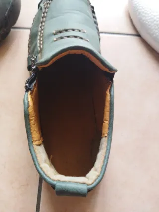 Scarpe uomo verde oliva taglia 43 artigianali