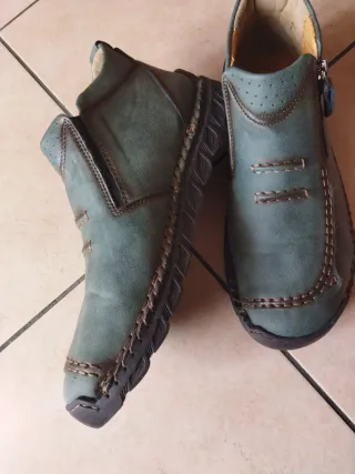 Scarpe uomo verde oliva taglia 43 artigianali