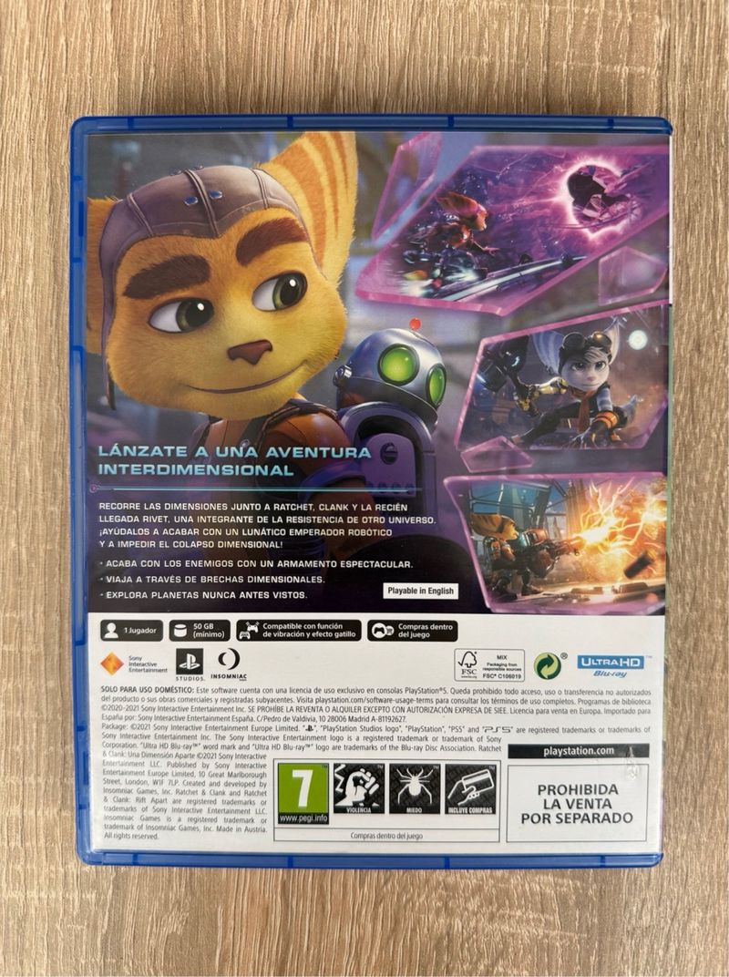 Ratchet & Clank: Una Dimensión Aparte PS5 afbeelding 2