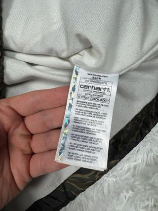 Chubasquero Carhartt militar Talla S