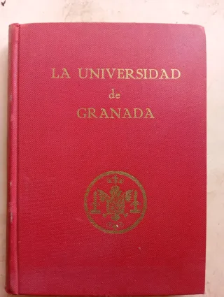 Libro antiguo la universidad de Granada