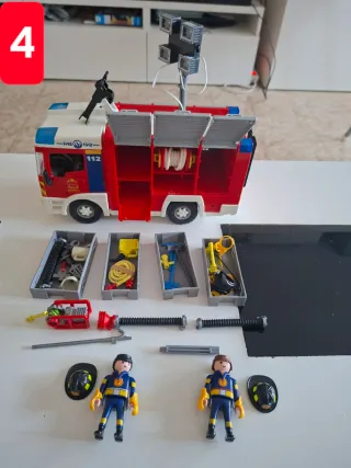 Pack Bomberos Playmobil.