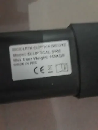 Bicicleta Elíptica Deluxe Roja