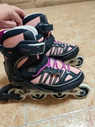 Patines Oxelo rosas y negros