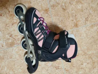 Patines Oxelo rosas y negros