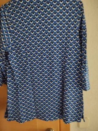 Camiseta WOMAN XS Estampado Geométrico Azul